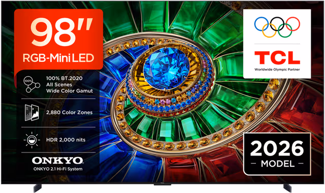 TCL 98" RM7L 4K LCD TV (2026)