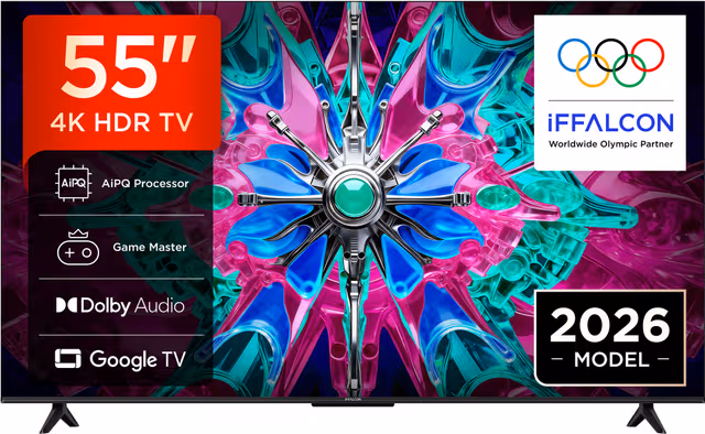 iFFALCON 55" U65A 4K LCD TV (2026)