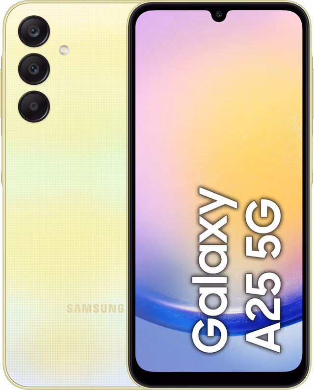 Samsung Galaxy A25 5G smarttelefon 8/256GB (gul)