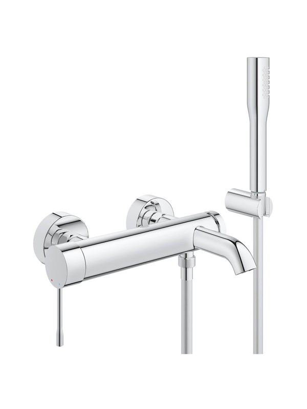 Grohe Essence tub/shower mixer with shower, chrome