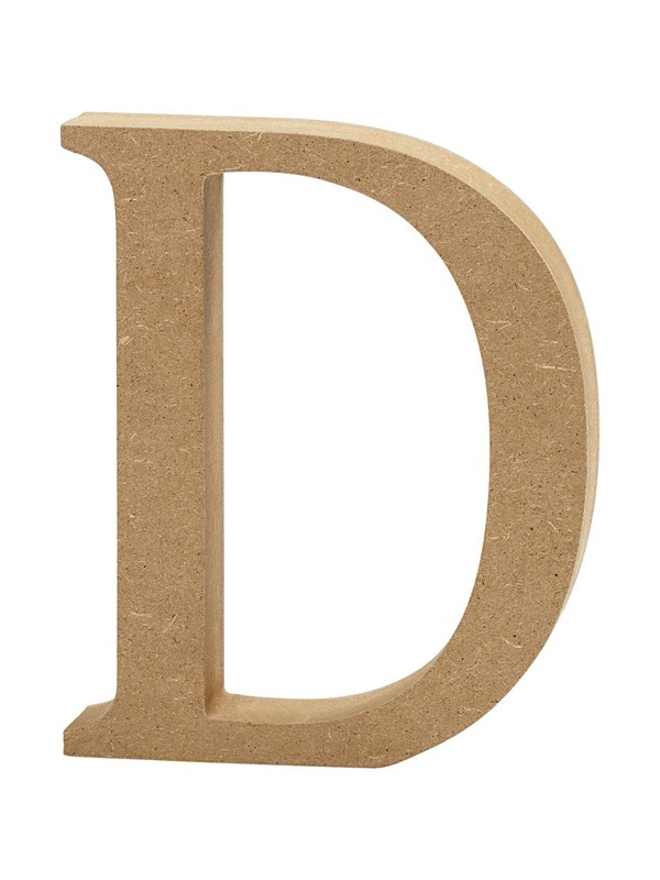 Creativ Company Letter D MDF 13cm 1pc.
