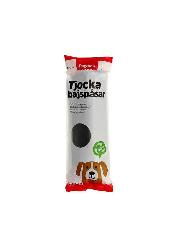 Dogman Tykke Hundeposer (150-pakning)