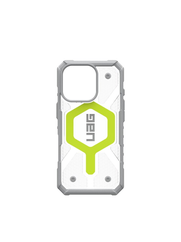 UAG Pathfinder Clear Magsafe Active Neon - iPhone 16 Pro