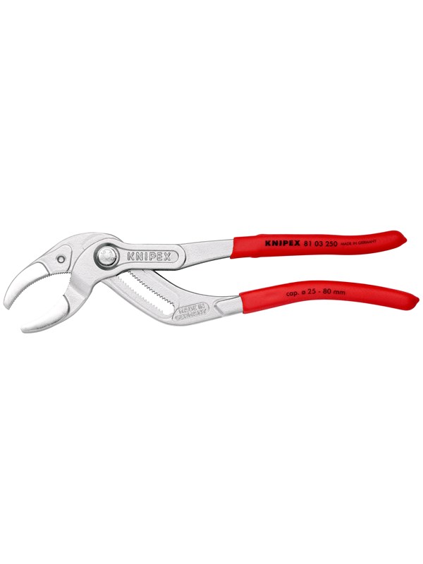KNIPEX Sifon- og konnektortenger, for sifons, kunststoffrør og konnektorer
