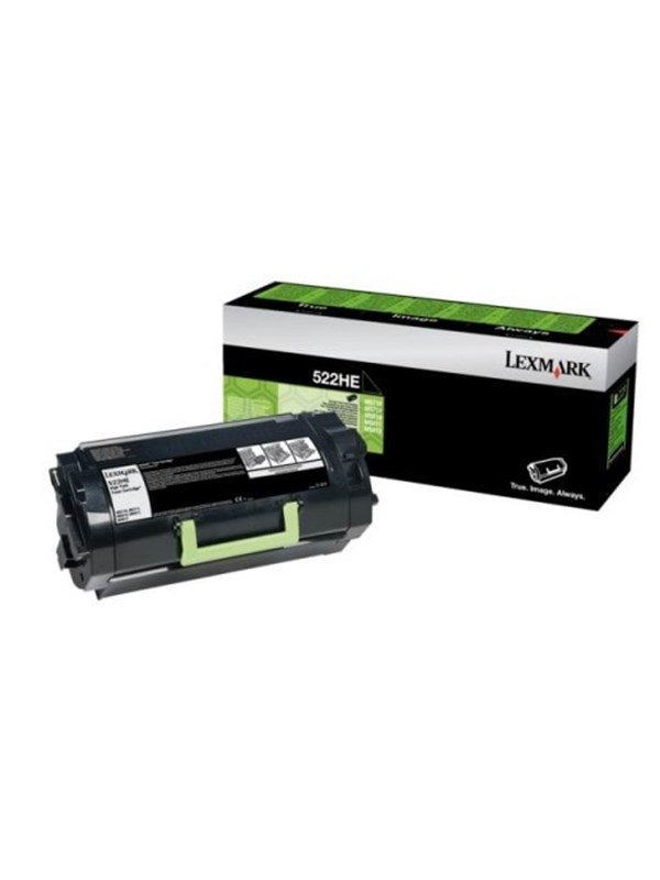 Lexmark 52D2H00 / 522H High Capacity Black Toner - Laser toner Svart