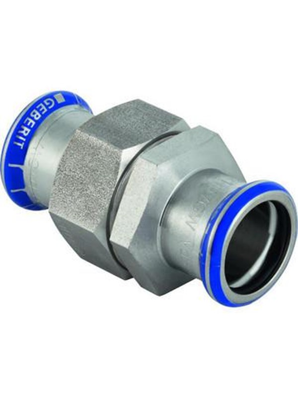 Geberit mapress stainless steel union with union nut made of crni steel: 28mm