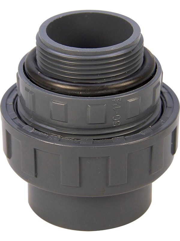 Swim & Fun PVC-unionkobling, Ø38/50 mm