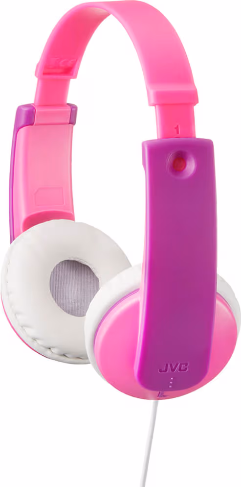 JVC Kids KD7 85dB on-ear hodetelefoner (rosa)