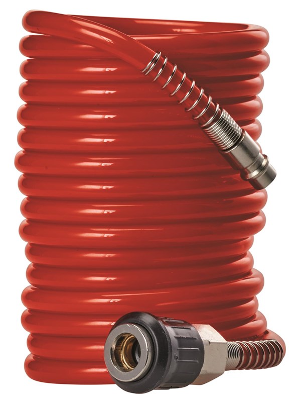 Einhell Accessories spiralslange til trykkluft m/koblinger Ø6 mm x 4 meter