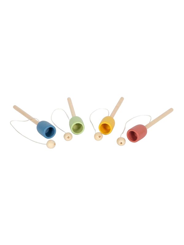 Small Foot - Wooden Catch the Ball Set Set of 4