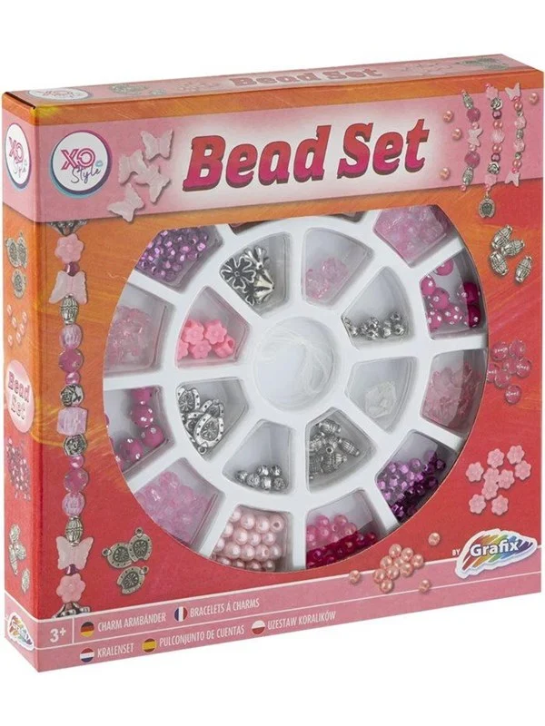 Hobby Mate Bead set 26*26cm. Pink