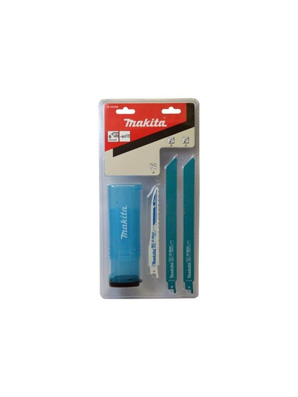 Makita reciprocating saw blade set - 6 pieces