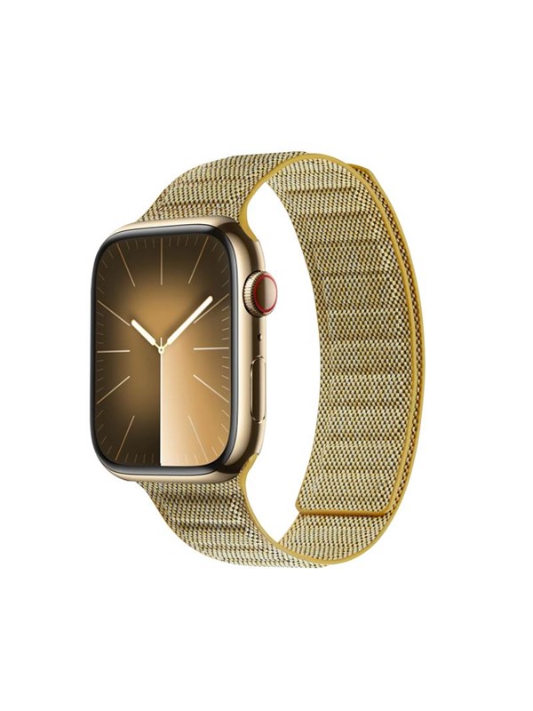 CRONG Melange - Magnetic strap for Apple Watch 38/40/41/42 mm - yellow melange