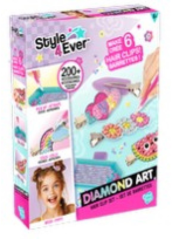 Style 4 Ever Diamond Art Hair clip set