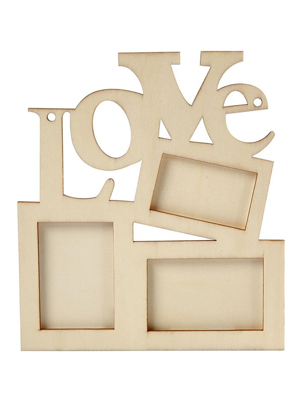 Creativ Company Photo Frame Love Wood