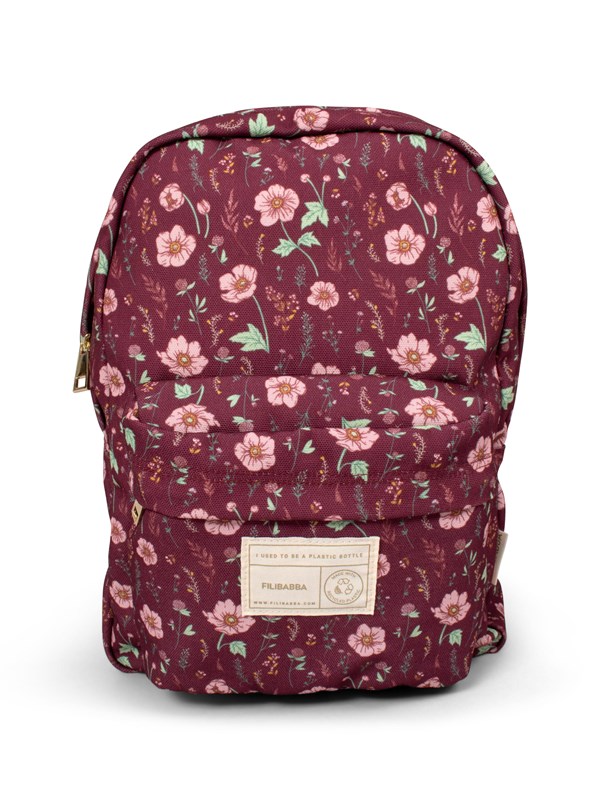 Filibabba Backpack in recycled RPET - Fall Flowers