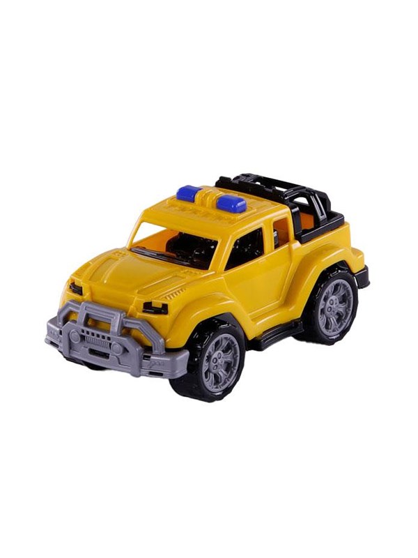 Cavallino Toys Trendy Jeep Geel Horse 22cm