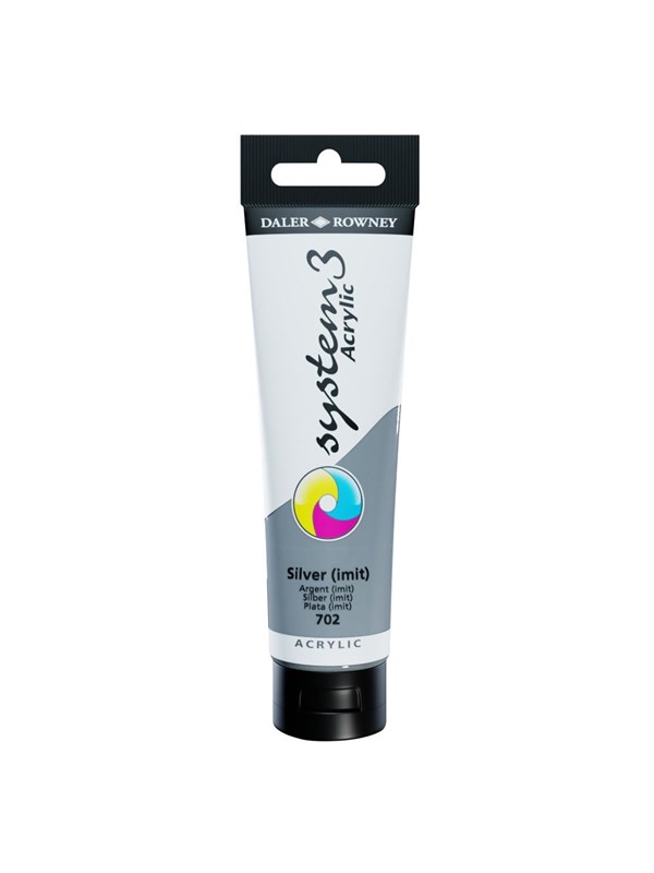 Daler-Rowney System3 150 ml Silver Hue