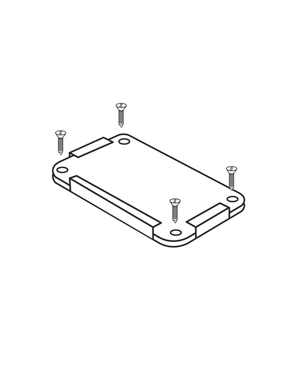 HORTUS Additional base for double wind screen