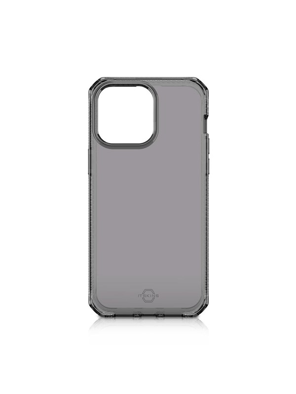 ITSKINS SPECTRUM CLEAR cover for iPhone 14 Pro®. Smoke