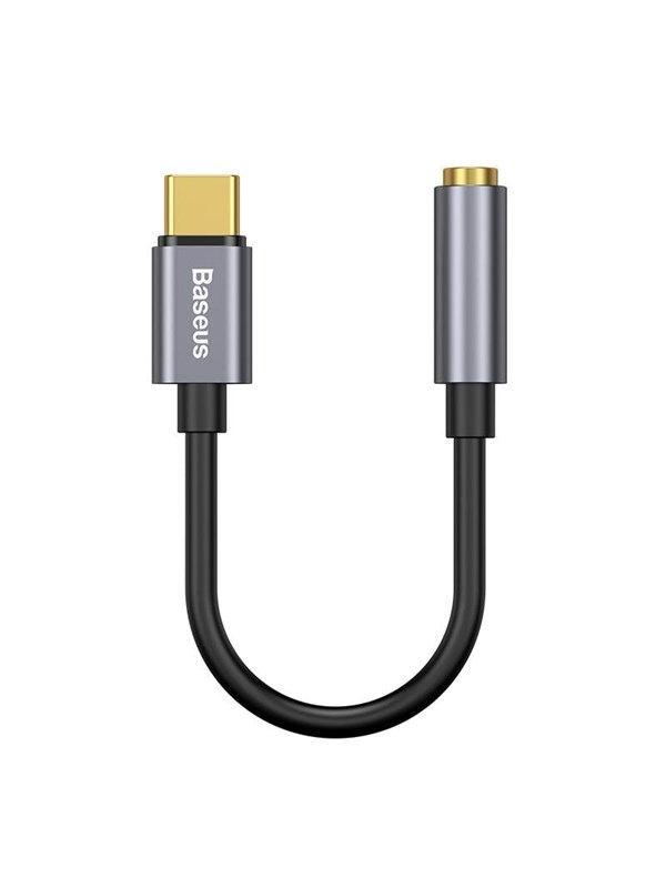 Baseus L54 Audio Adapter USB-C + mini jack 3.5mm (Black+Gray)