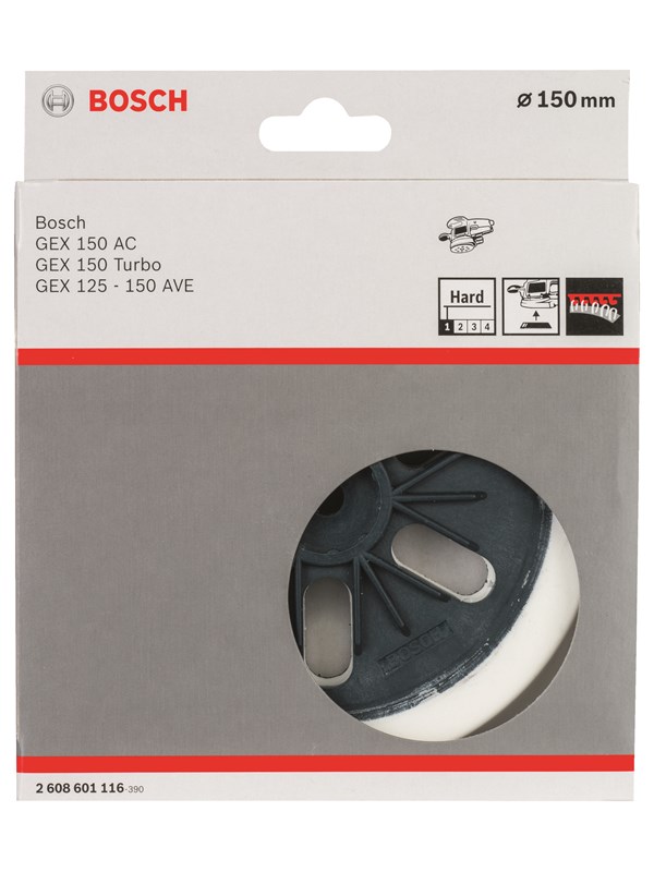 Bosch Slipetallerken hard, 150 mm