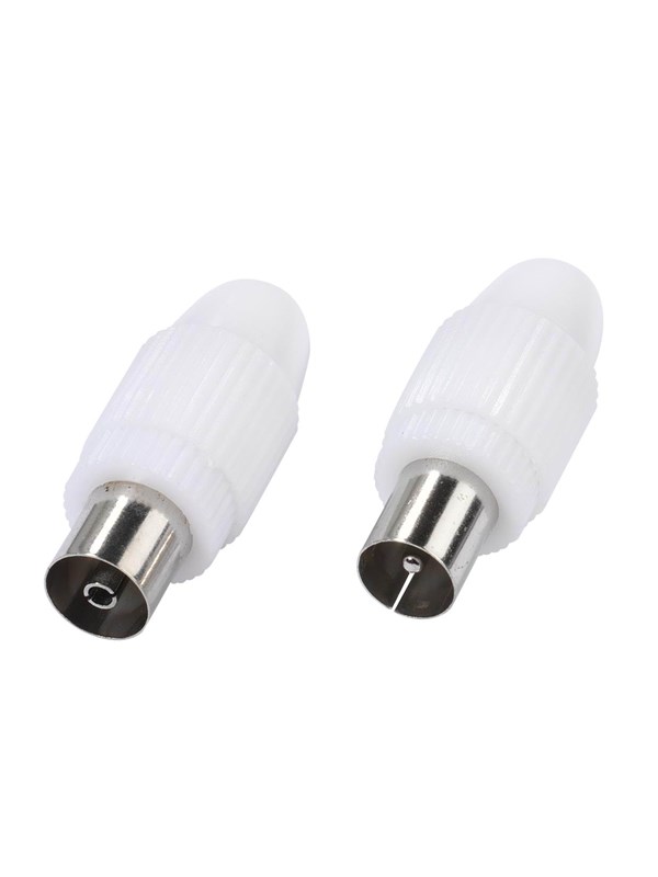 Vivanco Antenna connectors Coax plug + socket