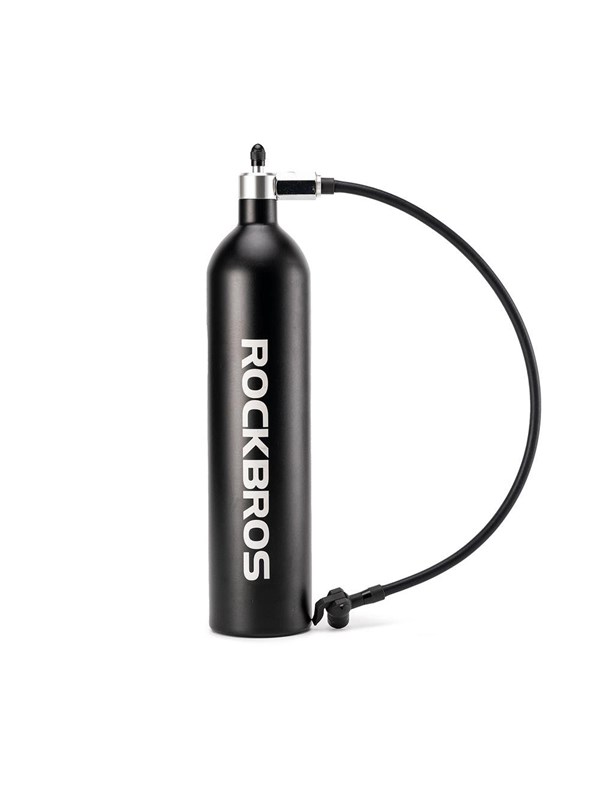 Rockbros Tubeless Tire Inflator 200 PSI 1.2l - Black