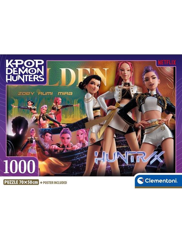 Clementoni K-Pop Demon Hunters - Compact 1000 brikker