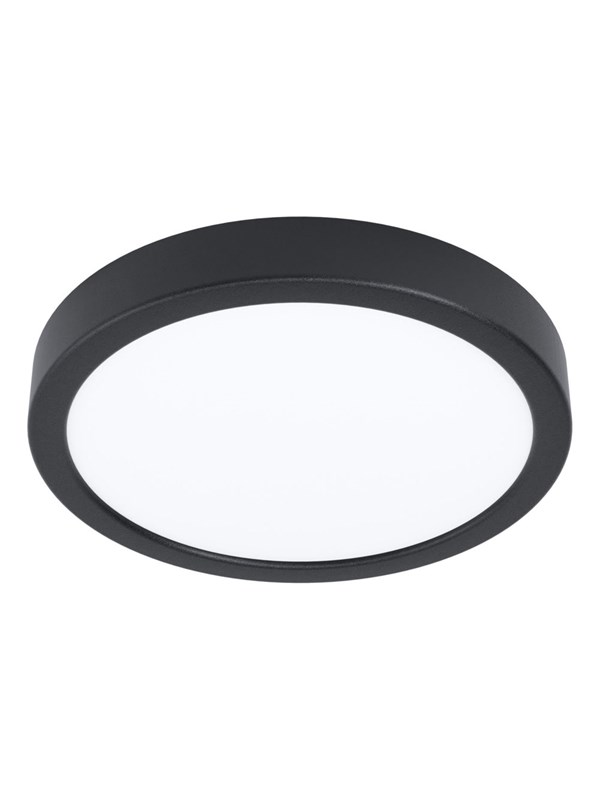EGLO FUEVA 6 PLAFOND Ø210 CCT 11.5W 1550LM IP44 SVART