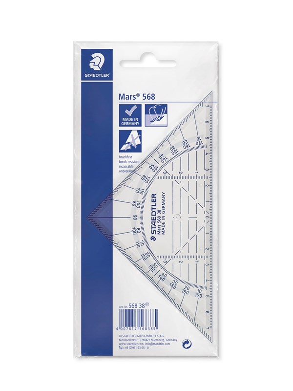 Staedtler Geometry set square 16cm nonbreak.
