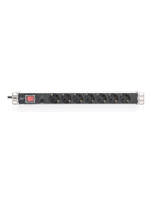 DIGITUS 7-Port - 1U - Aluminum PDU