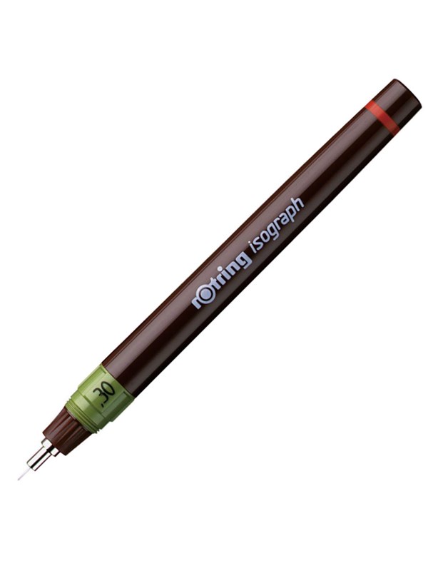 Rotring Isograph Technical Drawing Pen | 0.30 mm | Refillable Fineliner Pen