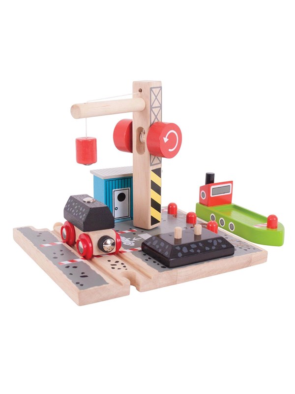 Bigjigs Wooden Rails - Coal Charging Station