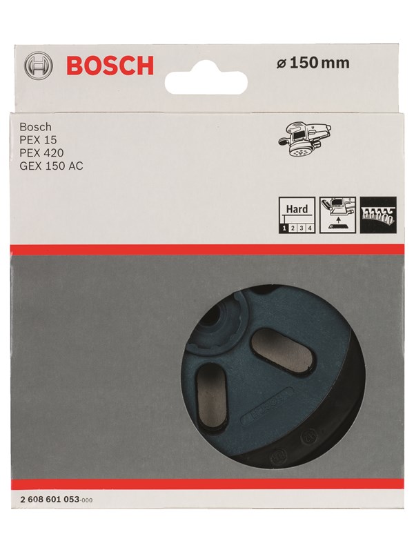 Bosch Slipetallerken hard, 150 mm