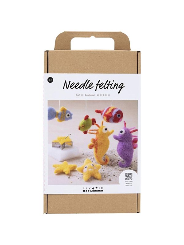 Creativ Company Craft Kit Needle Felting - Animals in Water