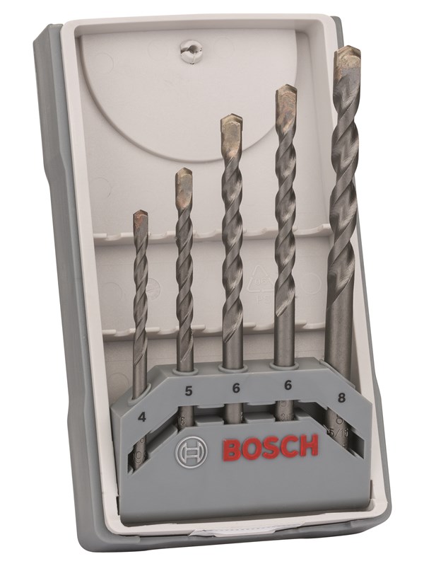 Bosch 5-delers betongbor-sett CYL-3 4; 5; 6; 6; 8 mm