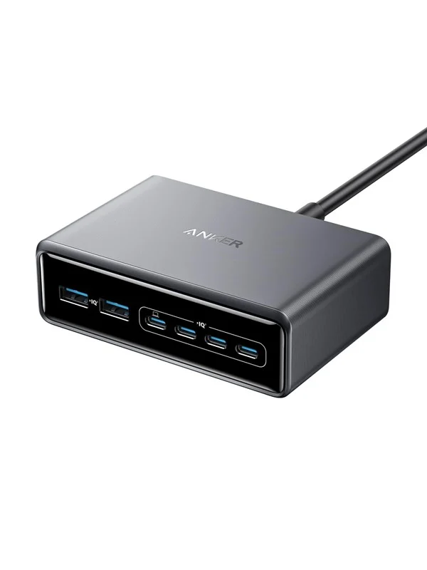 Anker Prime Lader (200 W, 6 porter, GaN)