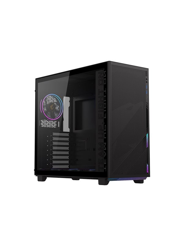 GIGABYTE AORUS C400 GLASS - Kabinett - Tower - Svart