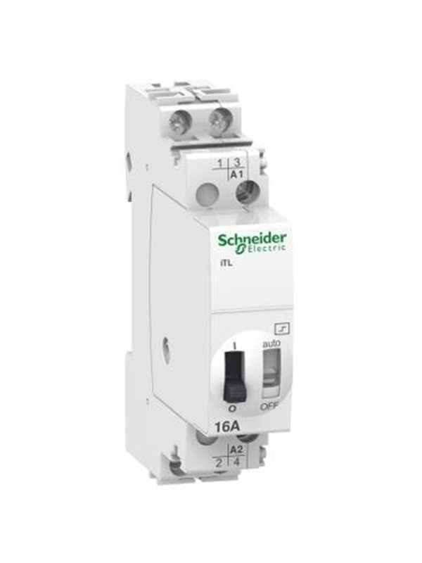 Schneider Electric Tick âârelay iTL 16A 2NO 48VAC/24VDC impulse pressure activation Width 18mm