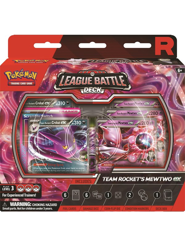 Pokemon TCG League Battle Deck Team Rocket's Mewtwo ex