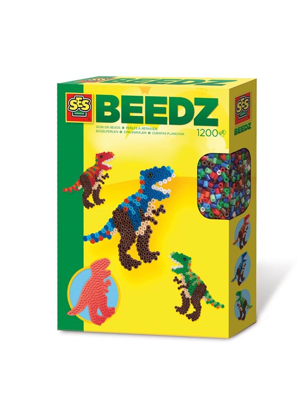 SES Creative Iron-on bead set Dinos