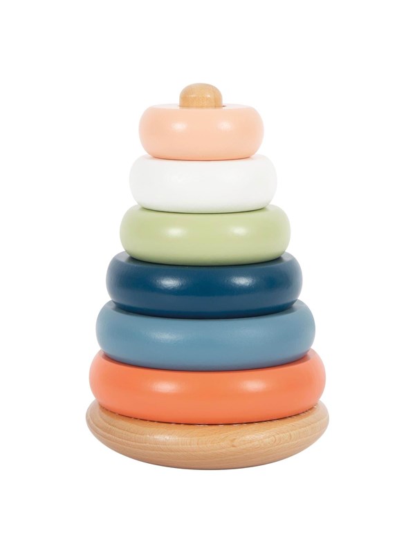 Small Foot - Wooden Stacking Tower Arctic 7 pcs.