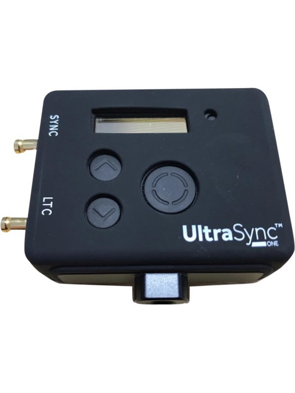 Atomos Black silicone case featuring 1/4â³ mounting threads designed to fit the UltraSync ONE.