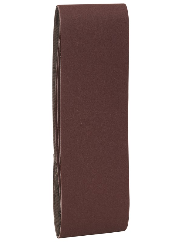 Bosch 3-delers slipebånd-sett for båndsliper, rød kvalitet G= 150