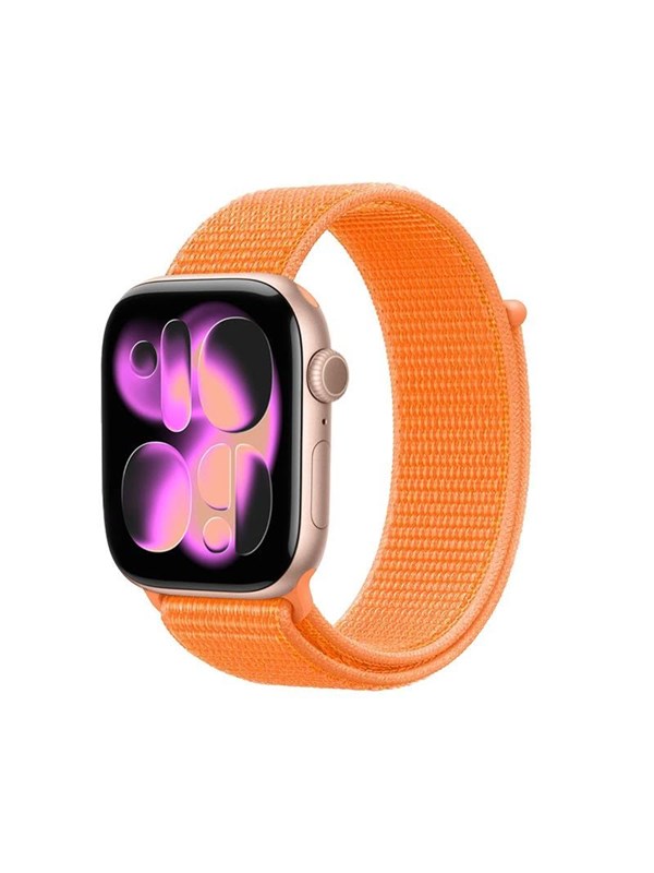 CRONG Nylon - Sport Band for Apple Watch 38/40/41/42 mm - Tropical Orange