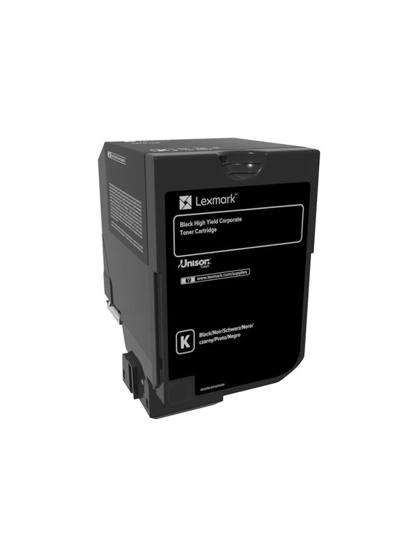 Lexmark - High Yield - black - original - toner cartridge - LCCP LRP  Corporate