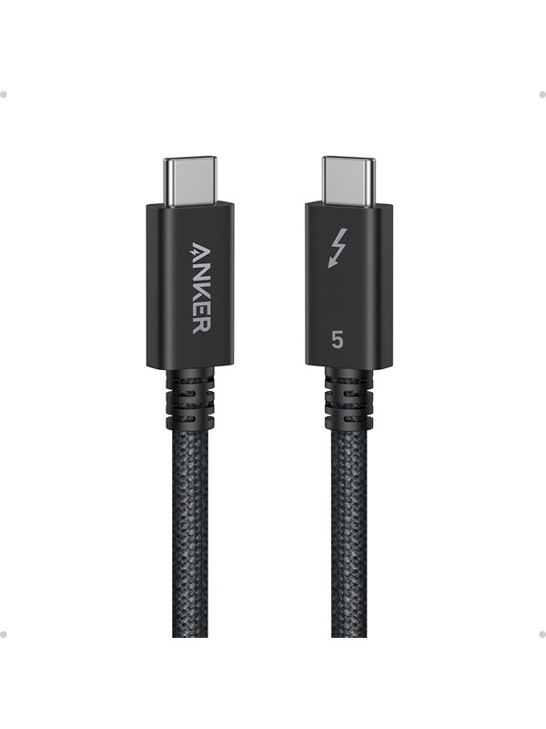 Anker Prime USB-C to USB-C Cable Thunderbolt 5 Cable - 1m - Black