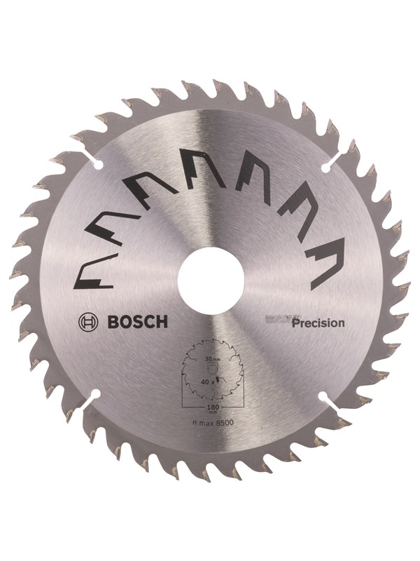 Bosch Sirkelsagblad PRECISION D= 180 mm, borediameter= 30 mm, T= 40