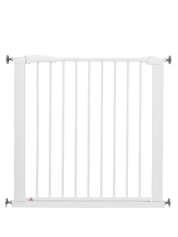 BabyDan Perfect Close sikkerhetsgrind, hvit, 77,3-83,5 cm